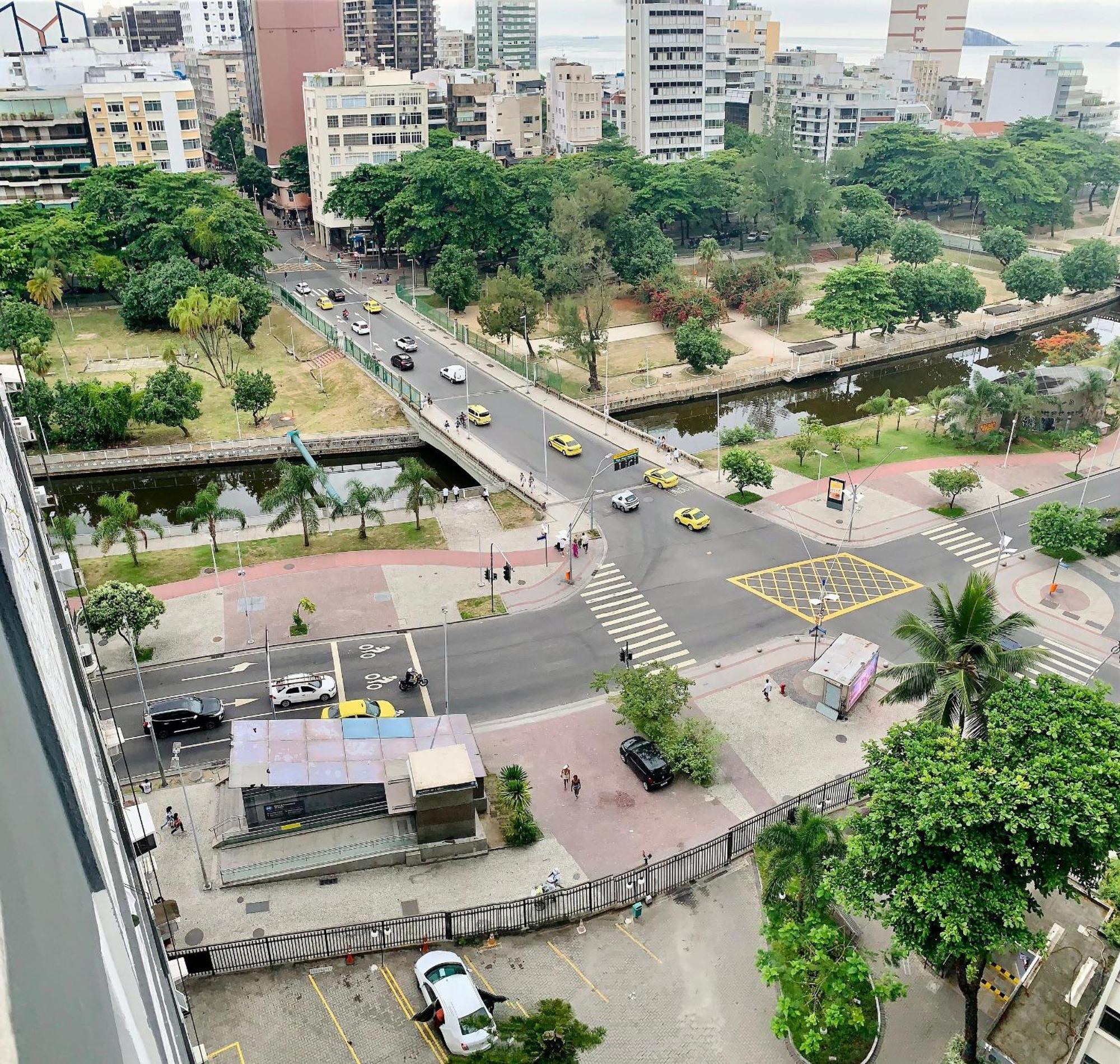 Fantástica vista da fronteira Leblon e Ipanema Apartamento Rio de Janeiro Exterior foto